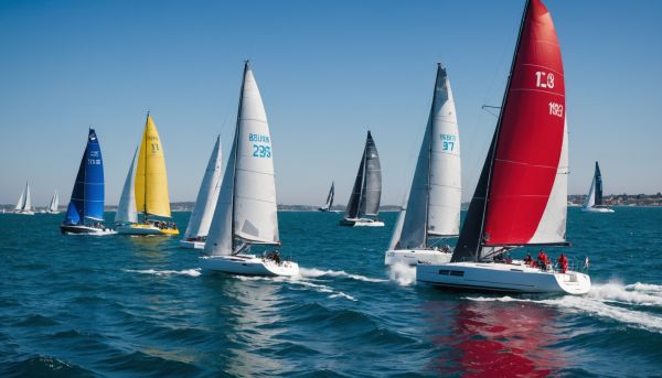 Regate nautique voiles grand prix